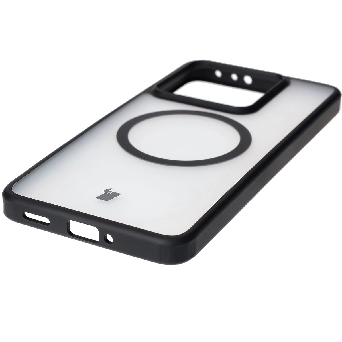 Integrierte Tasten, Aussparungen und hybrides Material im Etui Bizon Case MatteO