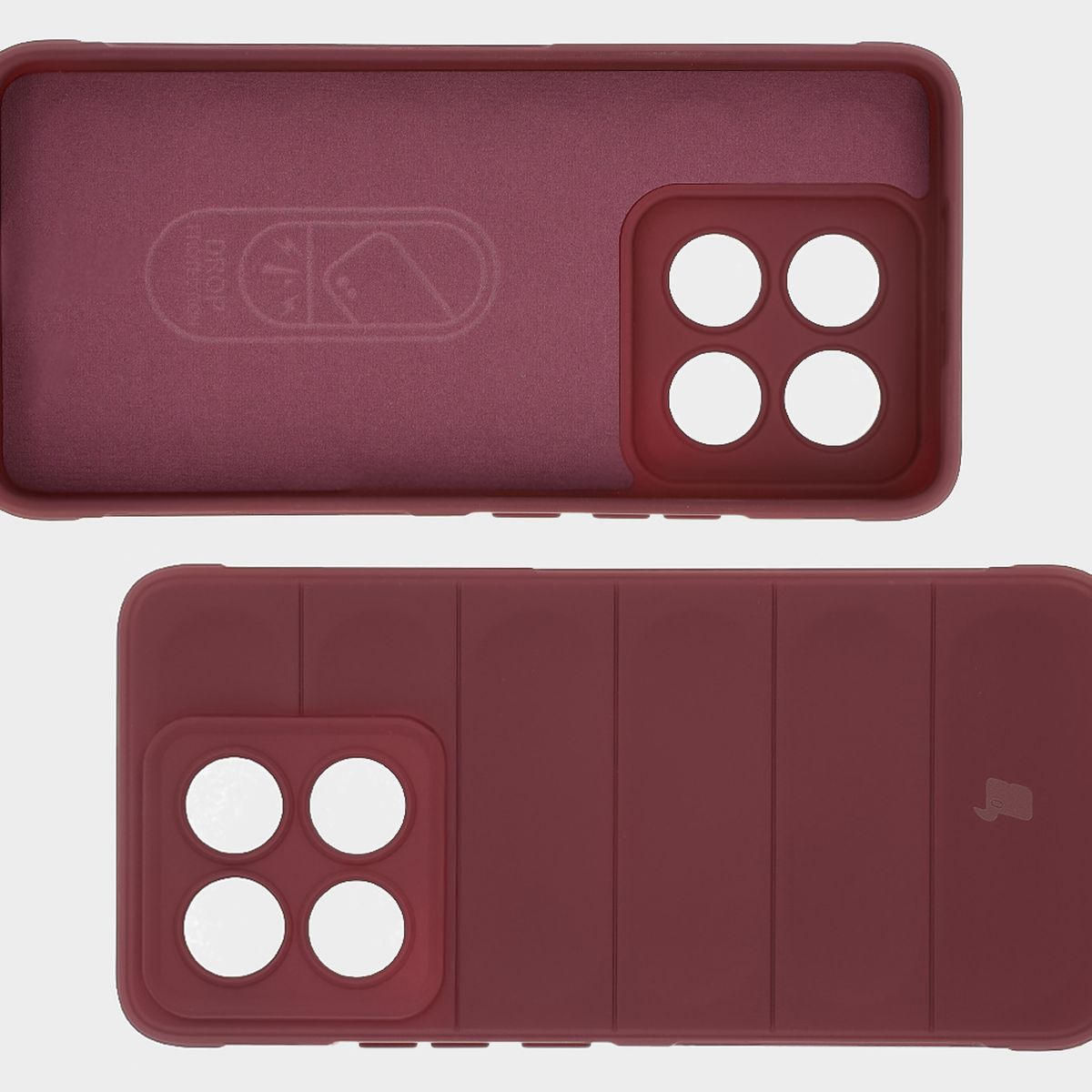 Microfiber lining, grooves on the back, and reinforced corners in the Bison Case Tur