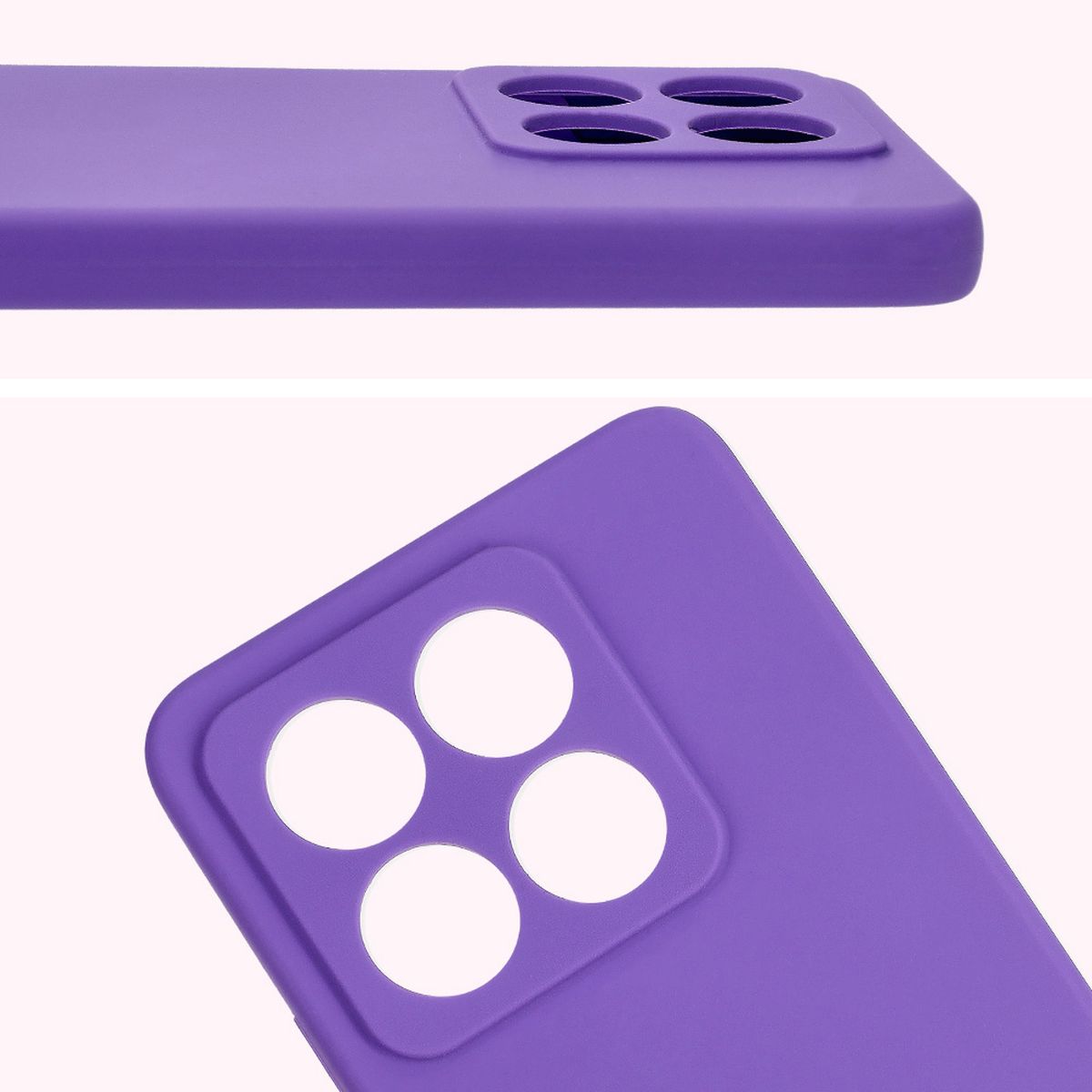 Close-up of lens cutouts in Bizon Soft Case