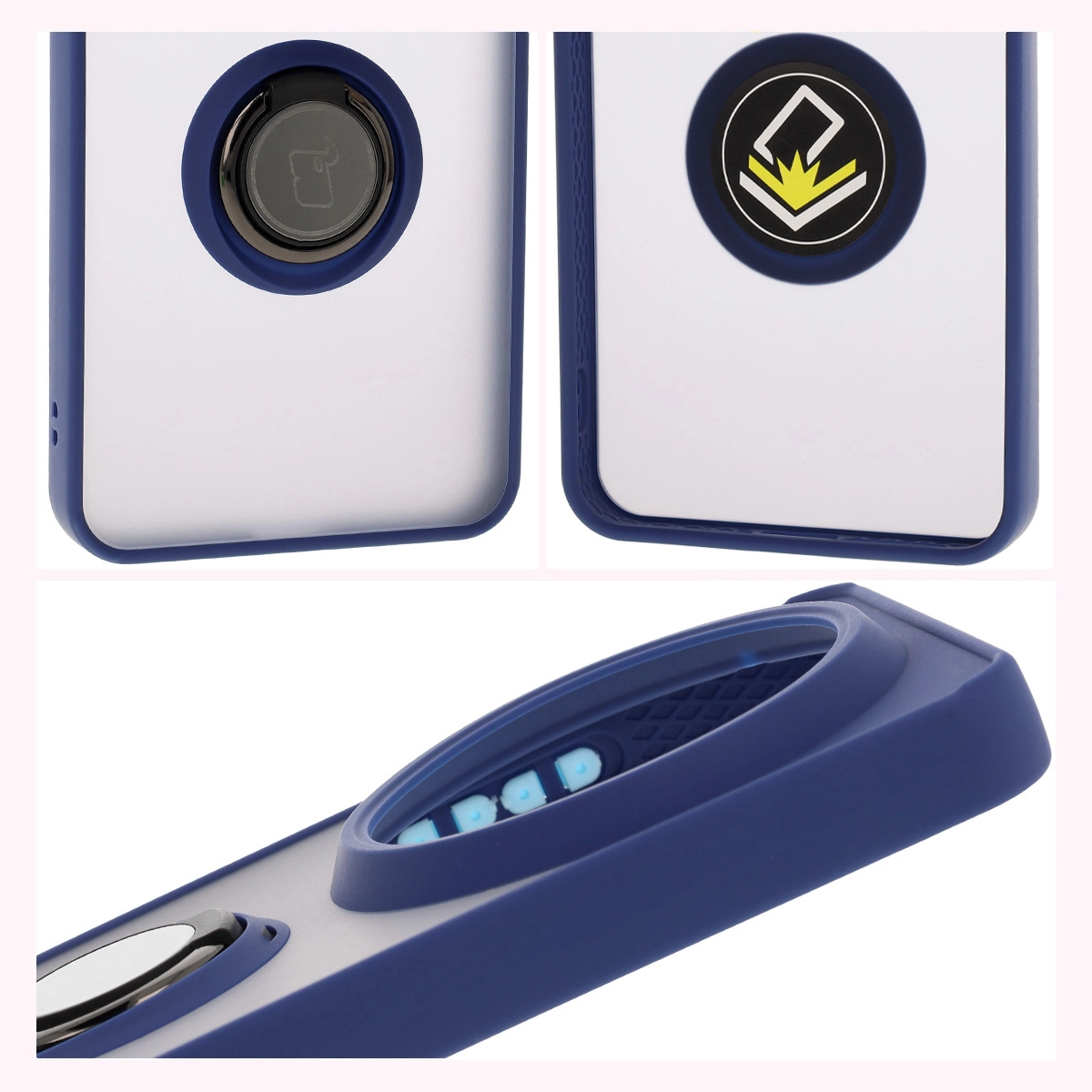 Eigenschaften des Bizon Case Hybrid Ring: rutschfester Rahmen und mattes Design