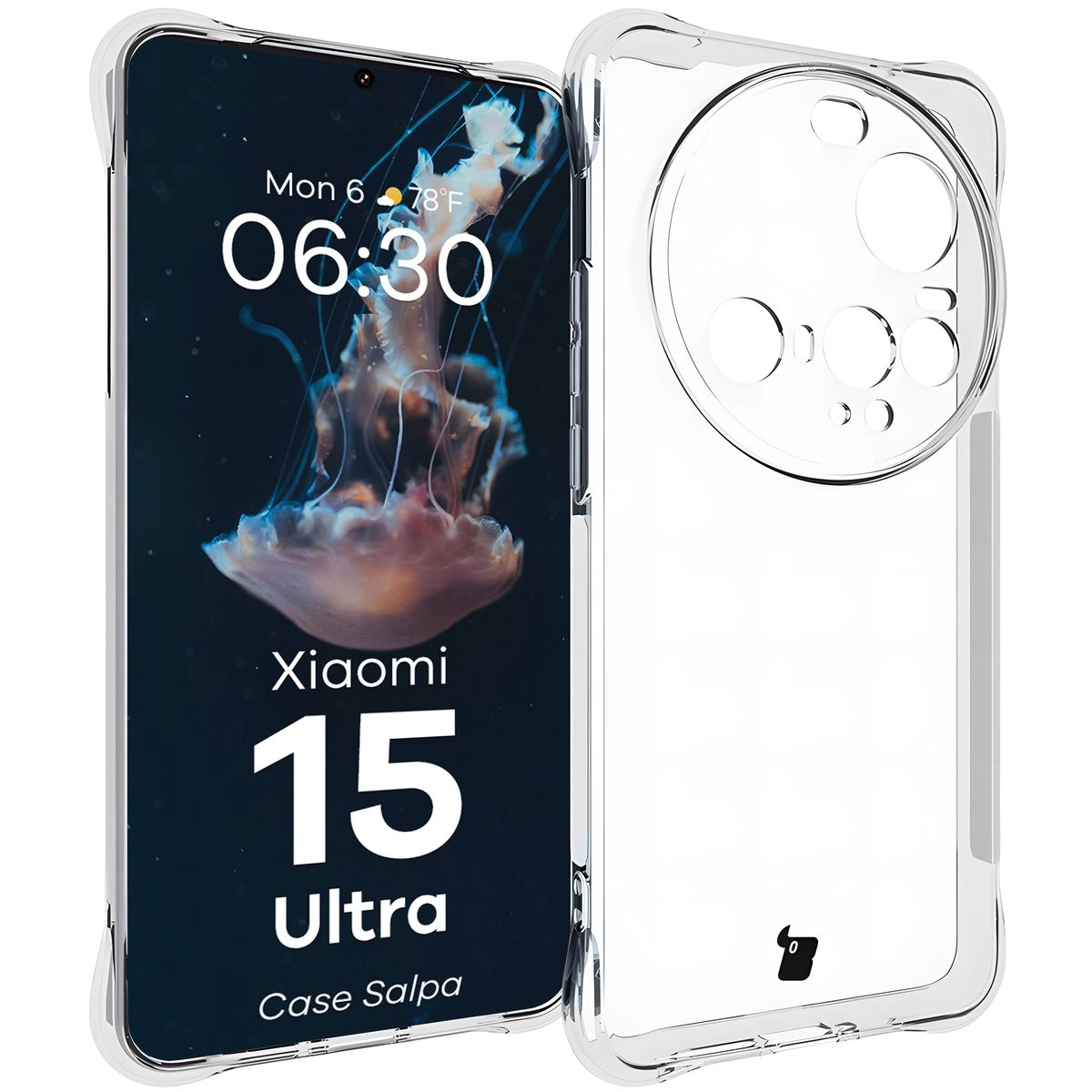 Etui transparent Bizon Case Salpa pentru Xiaomi 15 Ultra