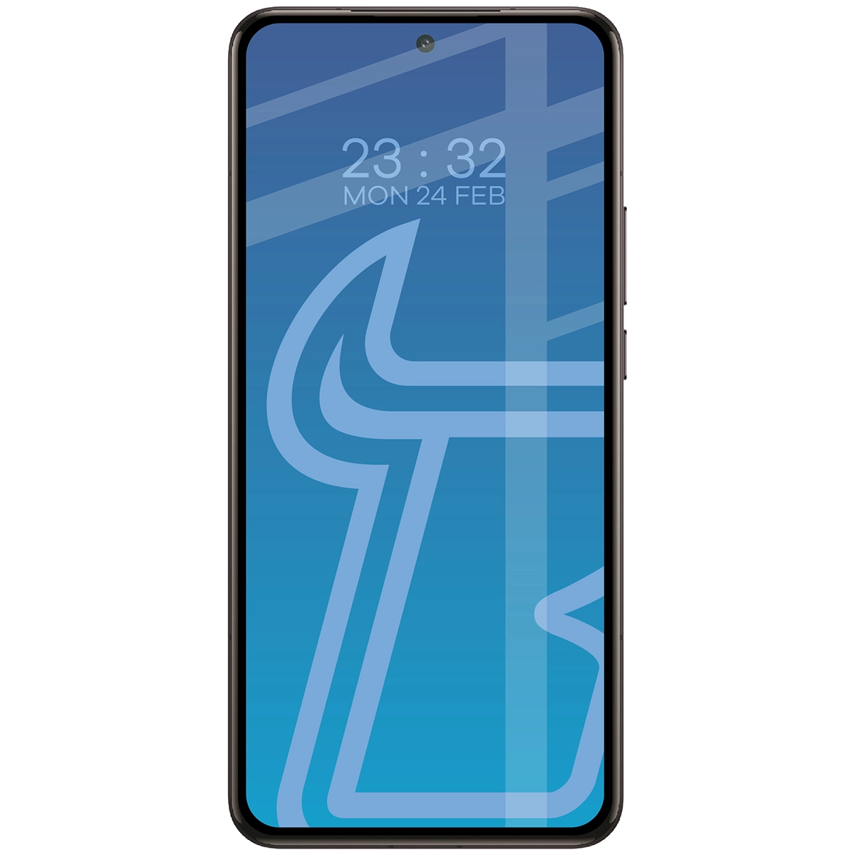 Szkło Bizon Glass Edge 3D nałożone na ekran telefonu