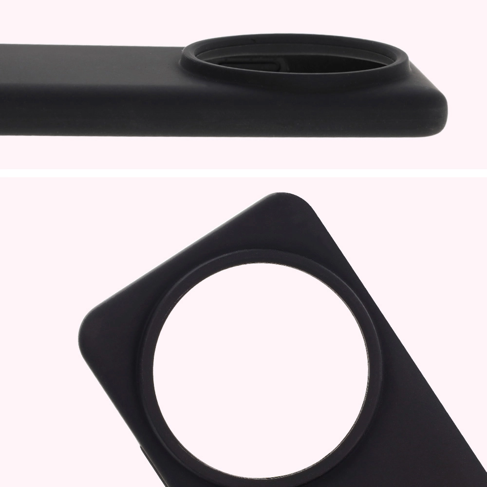 Nahaufnahme der Aussparung für die Linsen in der Bizon Soft Case für Xiaomi 15 Ultra