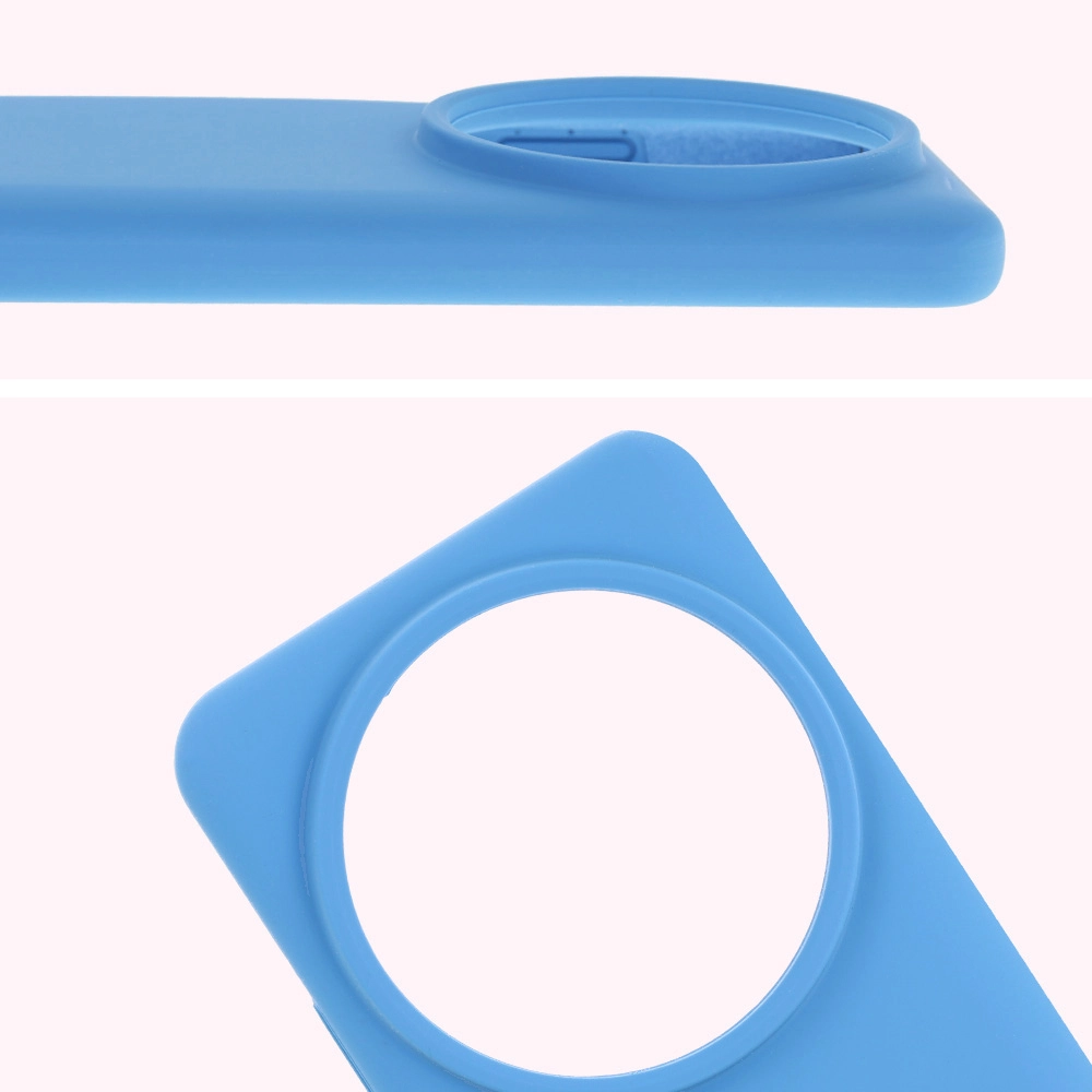 Nahaufnahme des Ausschnitts für die Objektive in der Bizon Soft Case für Xiaomi 15 Ultra