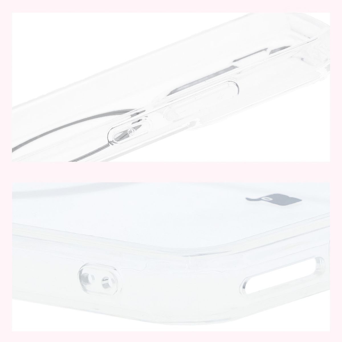 Reinforced corners and raised edges of the screen in Bizon Case CrystalO
