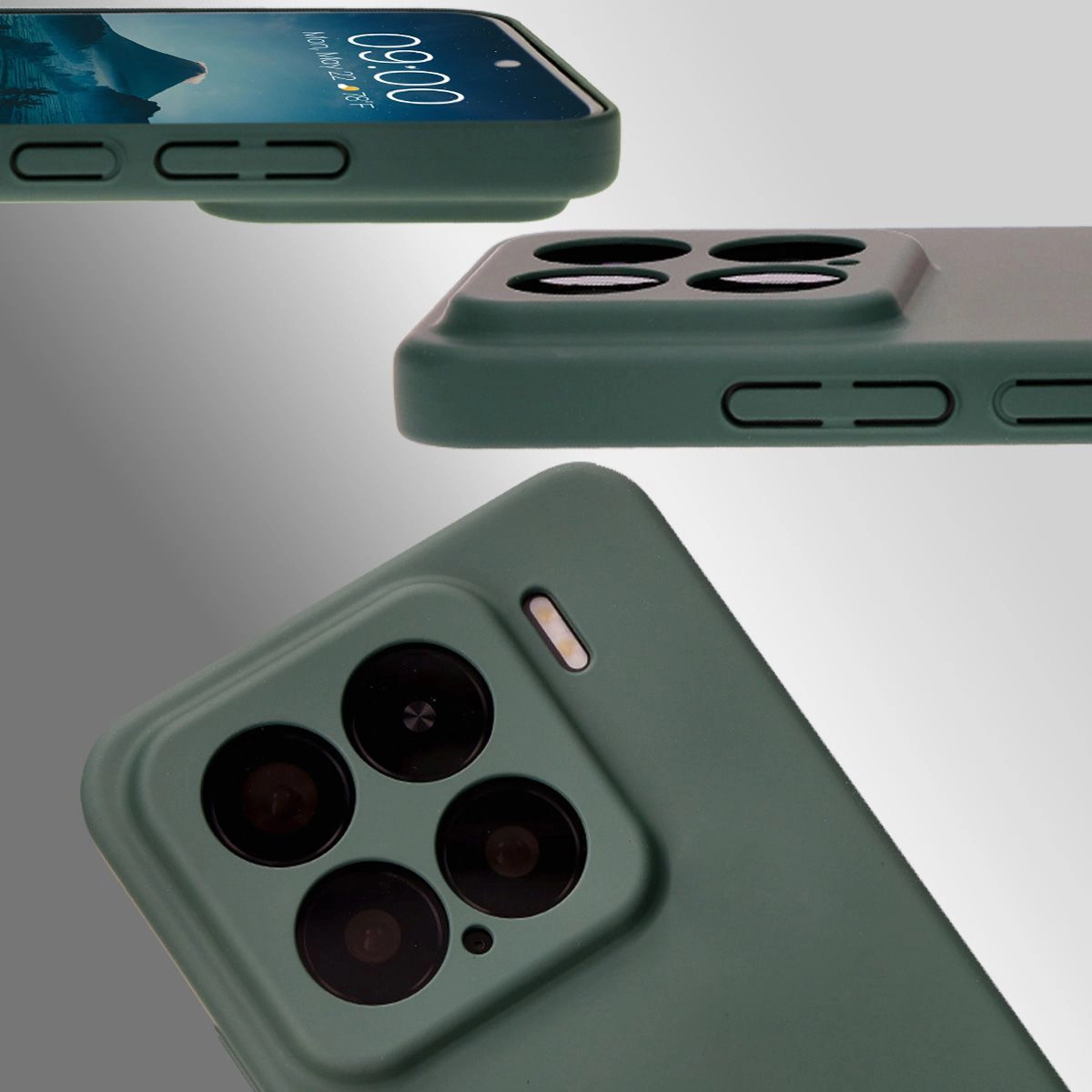 Dedicated cutouts and raised edges for the camera and screen in Bizon Case Slate