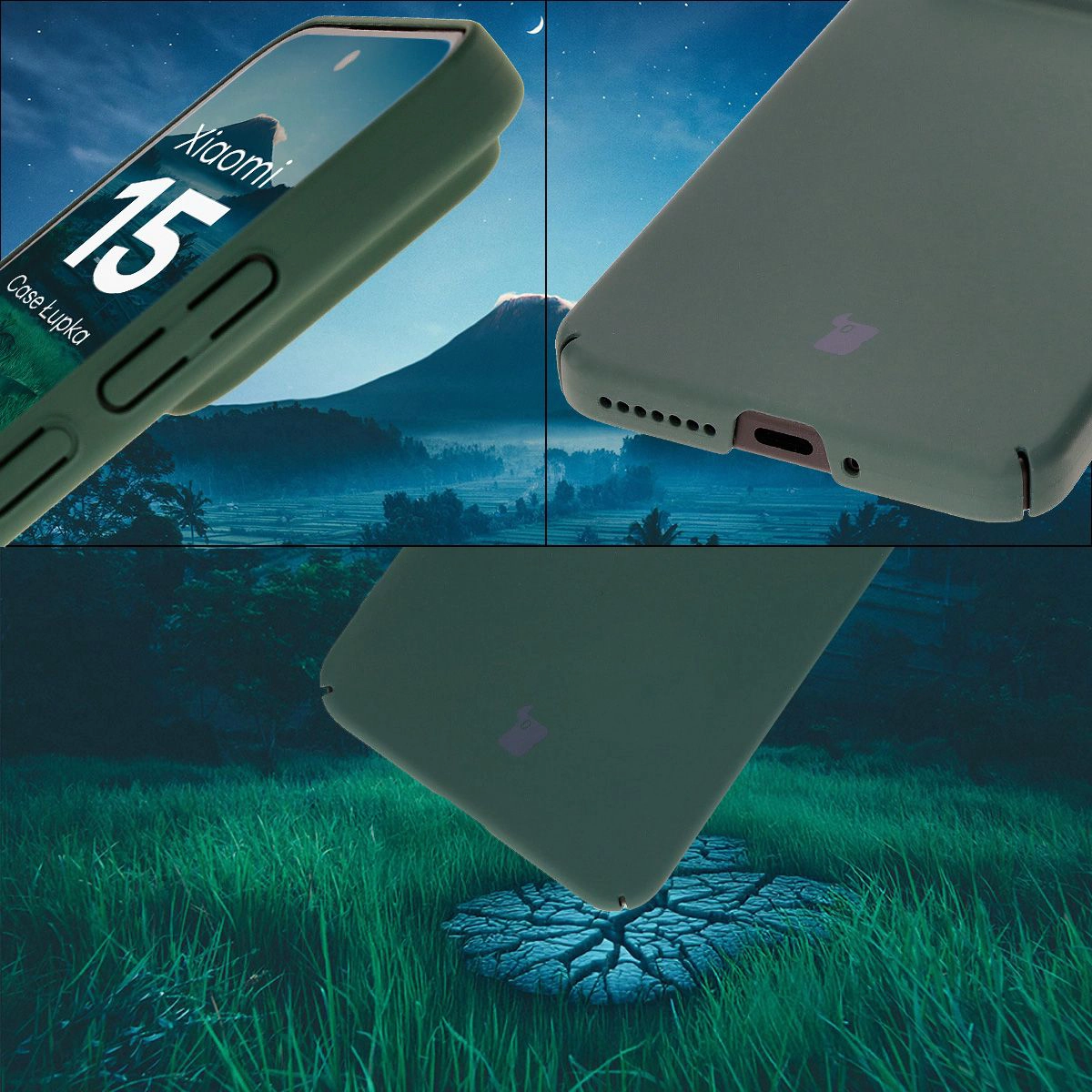 Integrated button covers, cutouts, and hard material of Bizon Case Slate
