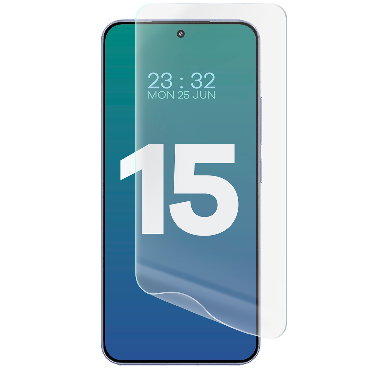 Przyleganie do ekranu folii hydrożelowej na ekran Bizon Glass Hydrogel Front