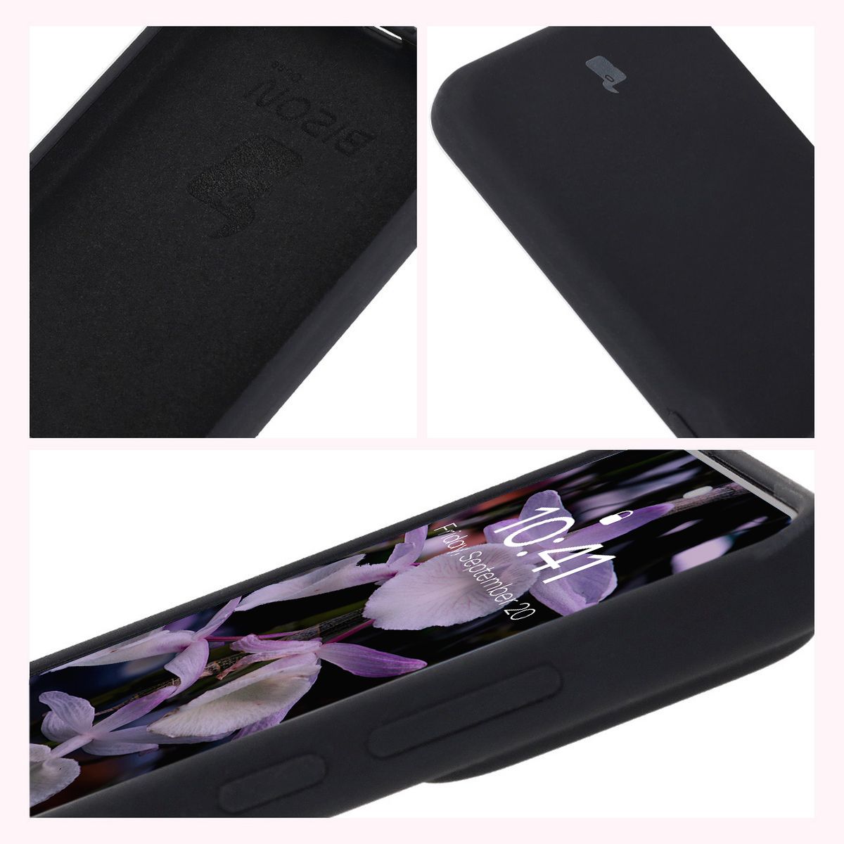 Bison Soft Case design: integrated covers, raised edges, and microfiber padding