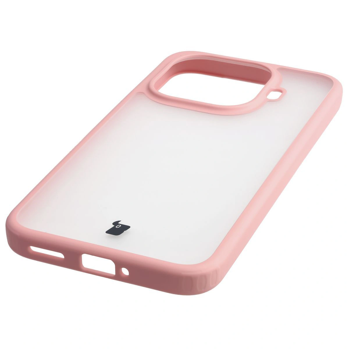 Zintegrowane przyciski, wycięcia i hybrydowy materiał w etui Bizon Case Angelo do Xiaomi 15T Pro