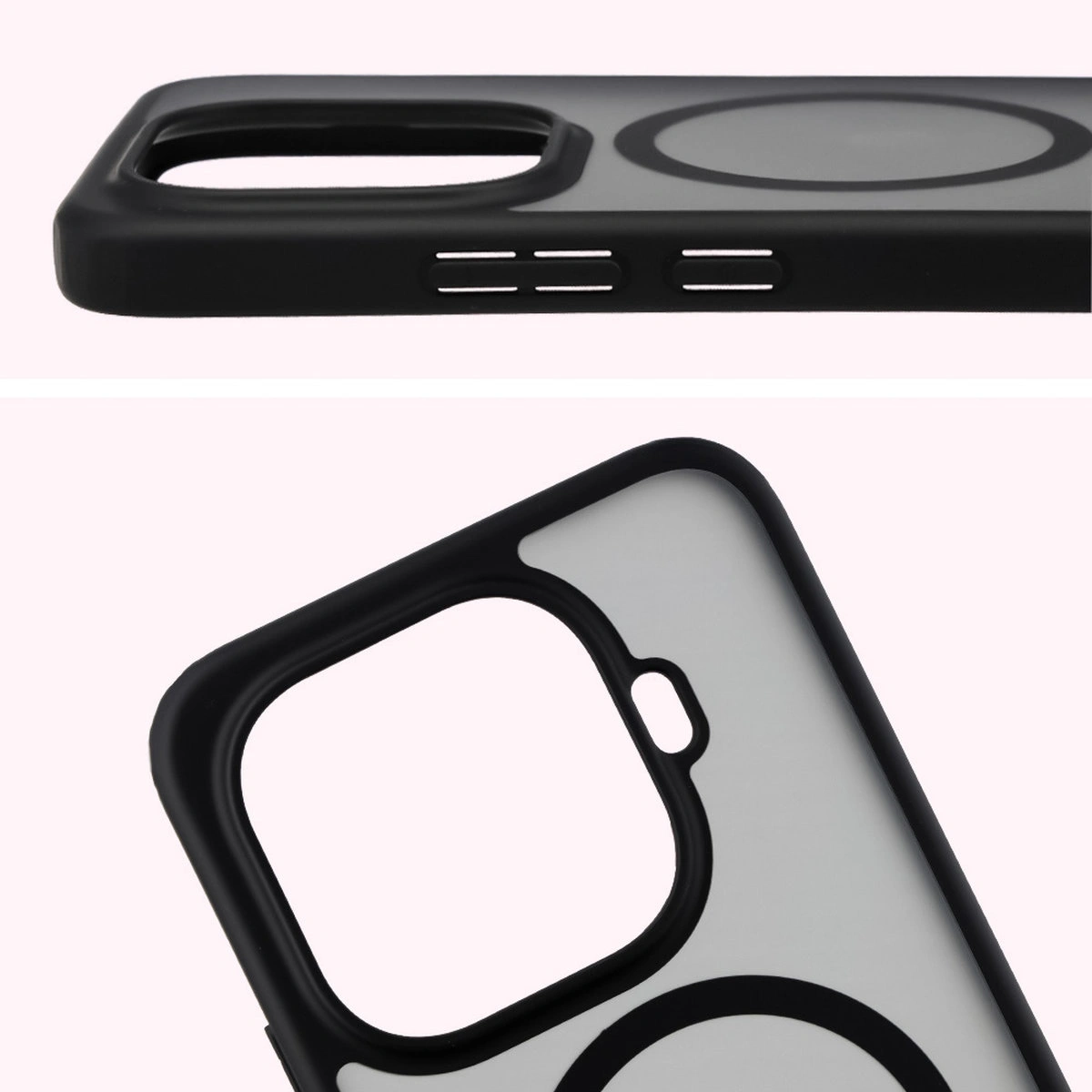 Full cutout and raised edges for the camera in the Bizon Case MatteO for Xiaomi 15T Pro