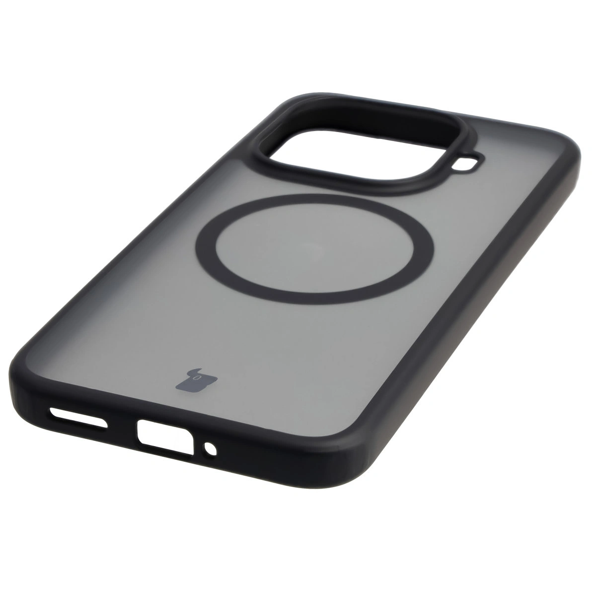 Integrated buttons, cutouts, and hybrid material in the Bizon Case MatteO for Xiaomi 15T Pro