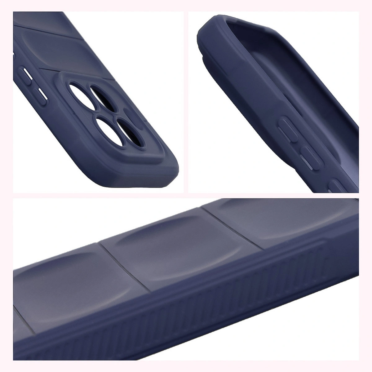 Laturile texturate și marginile ridicate ale ecranului și camerei în etui Bizon Case Tur pentru Xiaomi 15T Pro