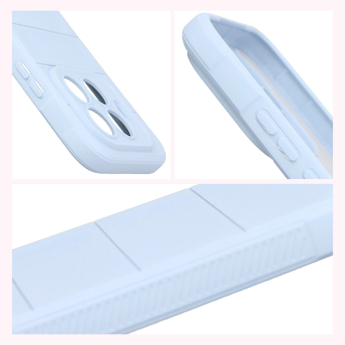 Textured sides and raised edges for the screen and camera in the Bison Case Tur for Xiaomi 15T Pro