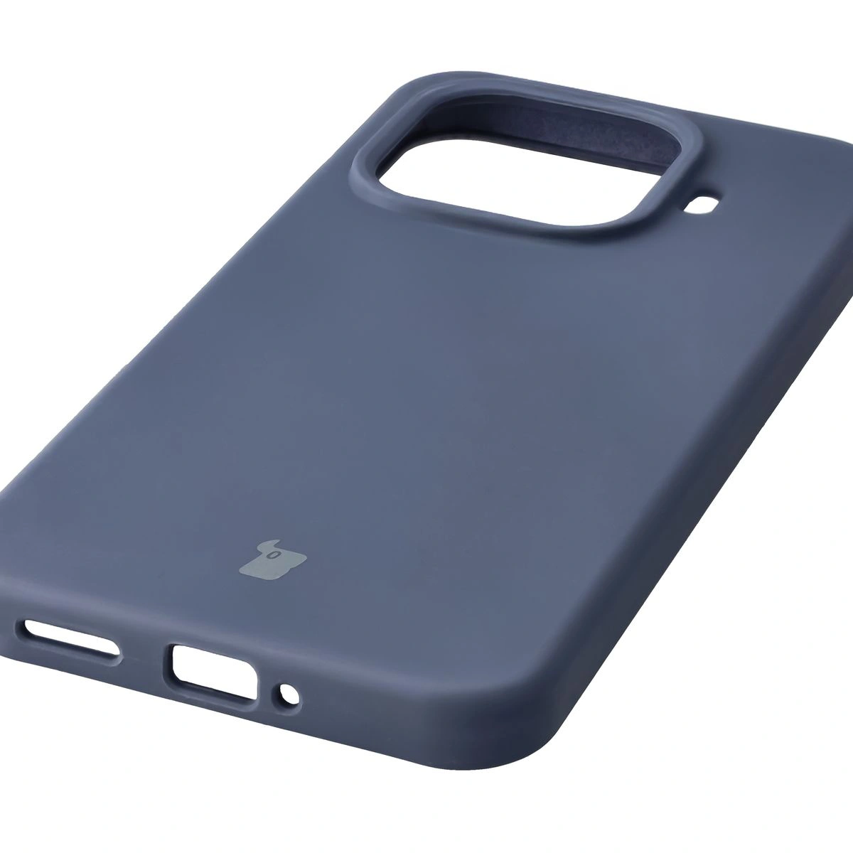 Close-up of precise cutouts and wireless charging capability in the Bison Soft Case for Xiaomi 15T Pro