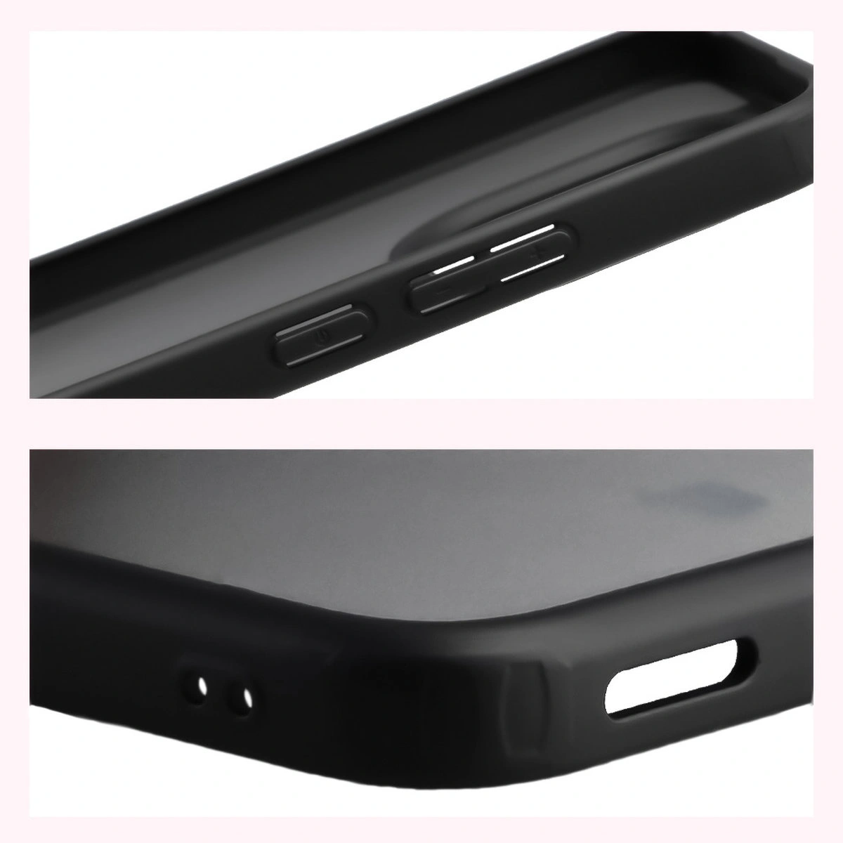 Colțuri întărite și margini ridicate ale ecranului în etui Bizon Case Angelo pentru Xiaomi 15T