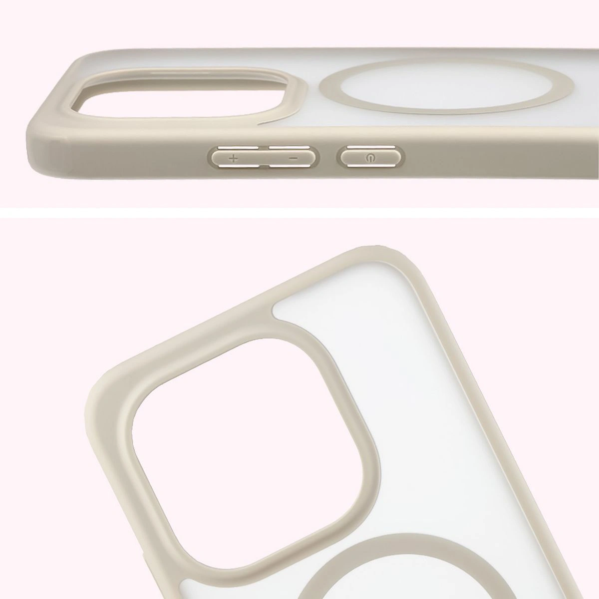 Full cutout and raised edges for the camera in the Bizon Case MatteO for Xiaomi 15T