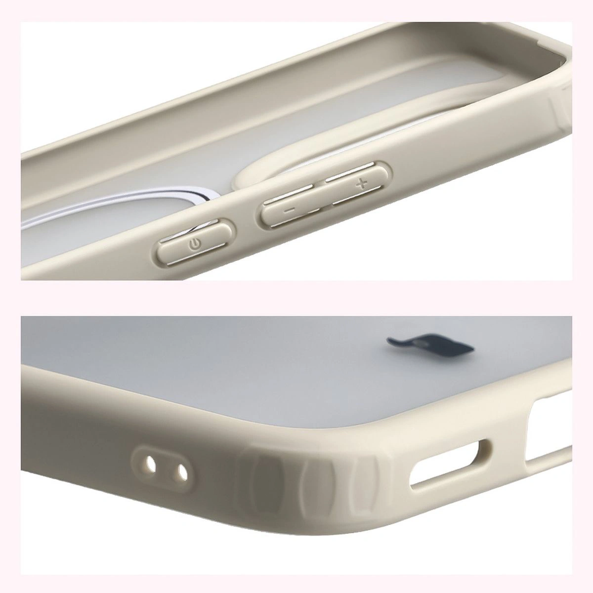 Reinforced corners and raised screen edges in the Bizon Case MatteO for Xiaomi 15T