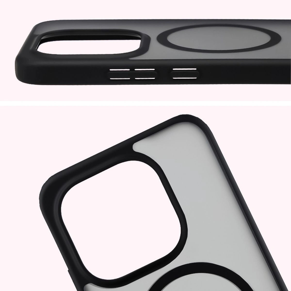 Full cutout and raised edges for the camera in Bizon Case MatteO for Xiaomi 15T