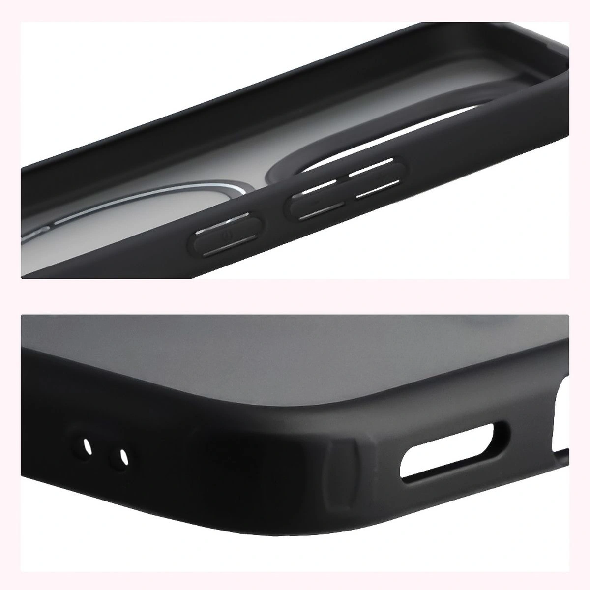 Reinforced corners and raised screen edges in Bizon Case MatteO for Xiaomi 15T