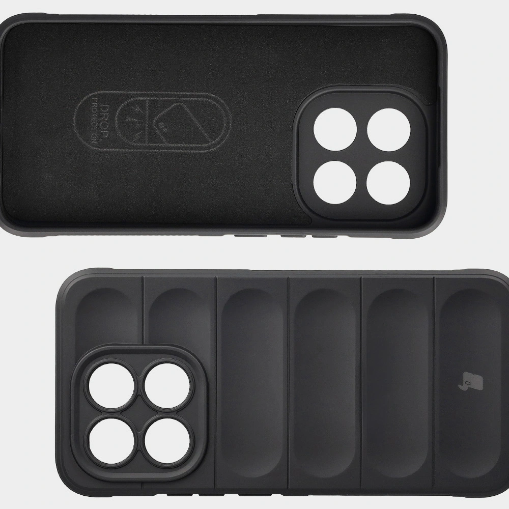 Microfiber lining, grooves on the back, and reinforced corners in the Bison Case Tur for Xiaomi 15T