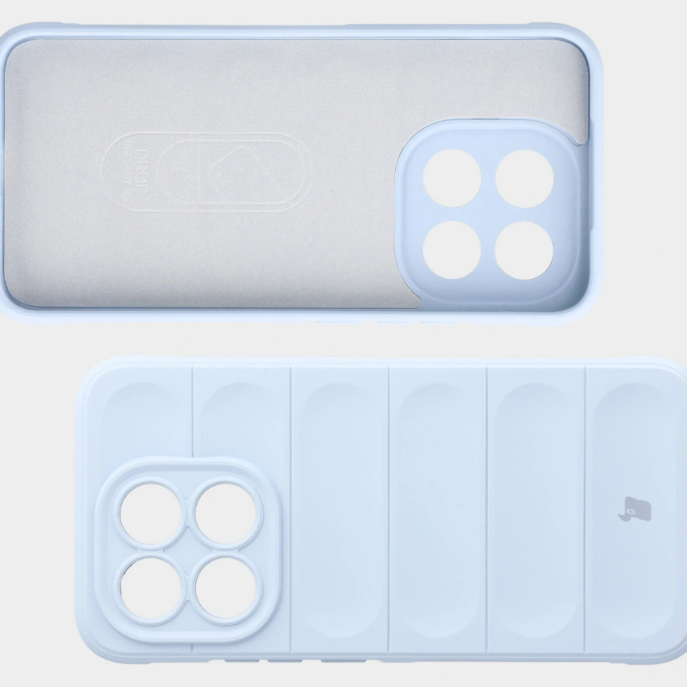 Căptușeală din microfibră, decupaje pe spate și colțuri întărite în etui-ul Bizon Case Tur pentru Xiaomi 15T