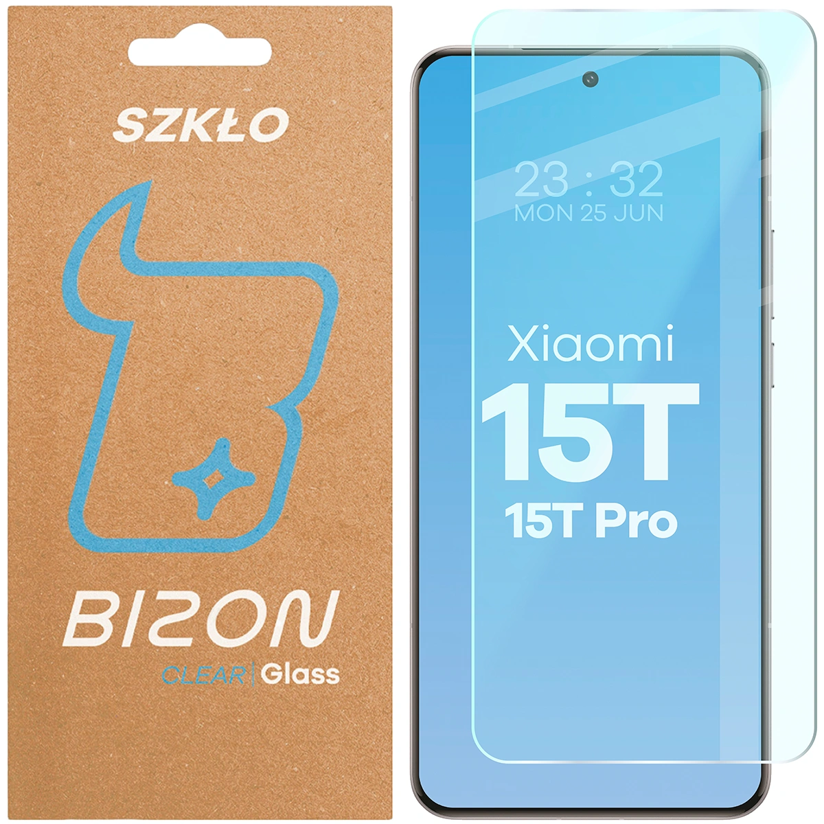 Szkło hartowane Bizon Glass Clear 2 do Xiaomi 15T / Xiaomi 15T Pro