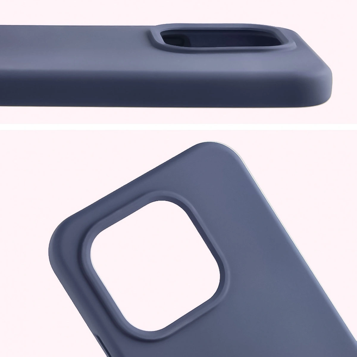 Close-up of the lens cutout in the Bison Soft Case for Xiaomi 15T