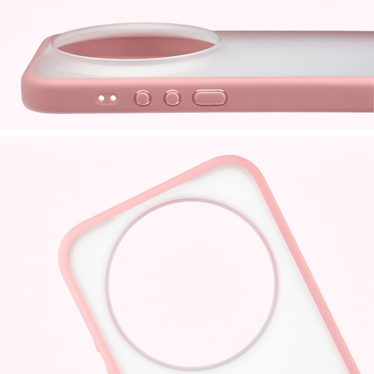 Full cutout and raised edges for the camera in the Bizon Case Angelo for Xiaomi 17 Ultra