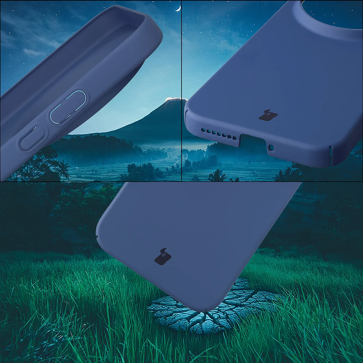 Zintegrowane osłony na przyciski, wycięcia i twardy materiał etui Bizon Case Łupka do Xiaomi 17 Ultra