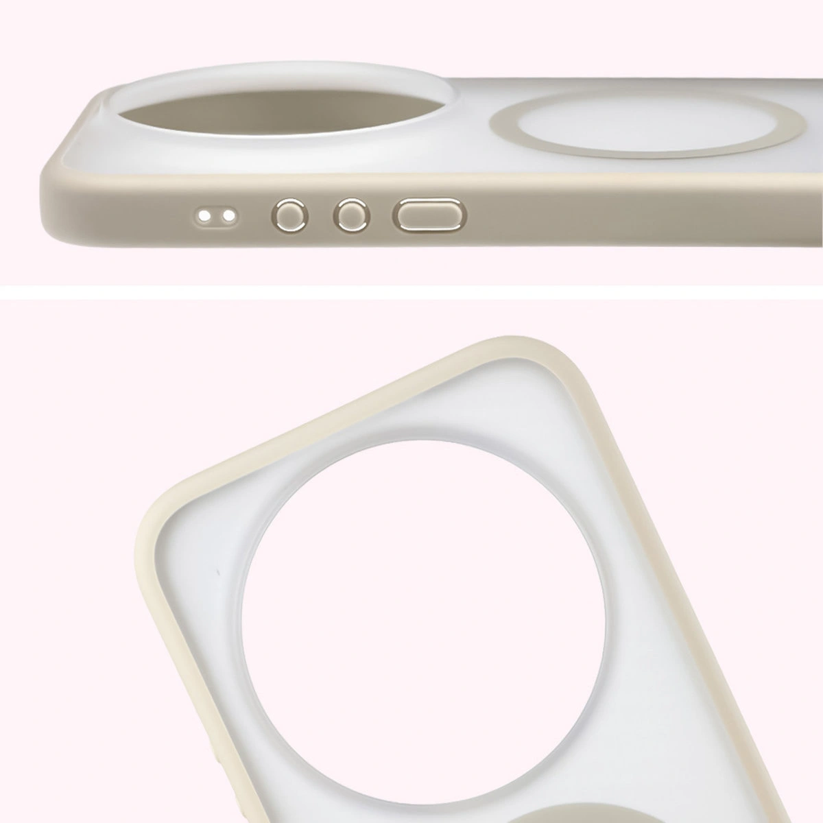 Full cutout and raised edges for the camera in Bizon Case MatteO for Xiaomi 17 Ultra