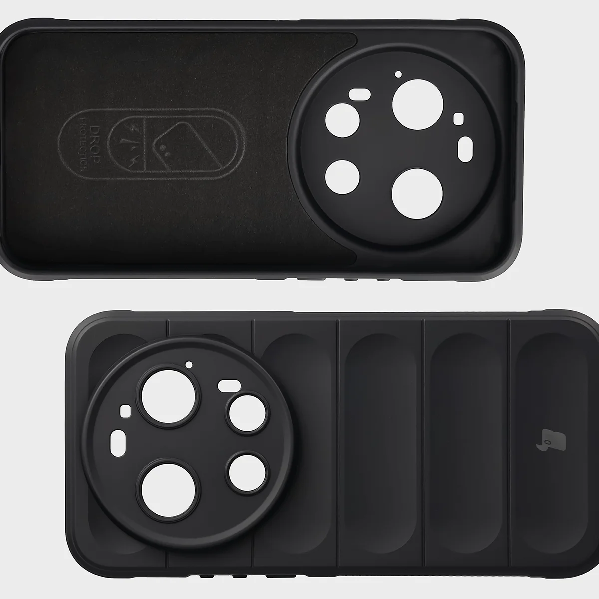 Microfiber lining, grooves on the back, and reinforced corners in the Bizon Case Tur for Xiaomi 17 Ultra
