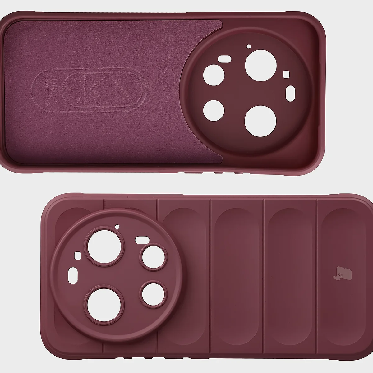 Microfiber lining, grooves on the back, and reinforced corners in the Bizon Case Tur for Xiaomi 17 Ultra