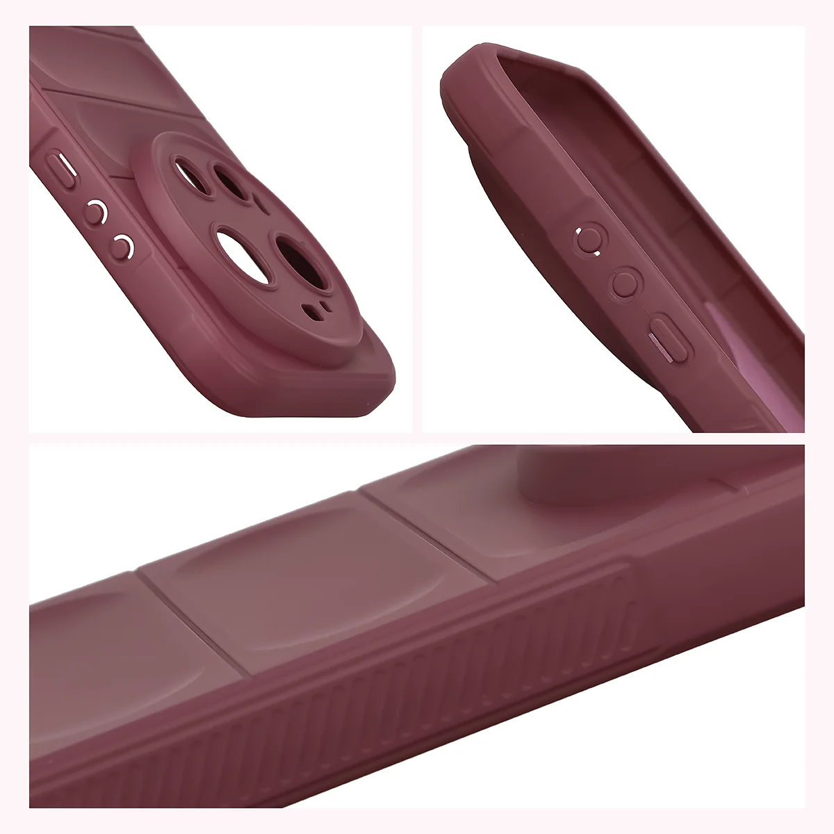 Textured sides and raised edges of the screen and camera in the Bizon Case Tur for Xiaomi 17 Ultra