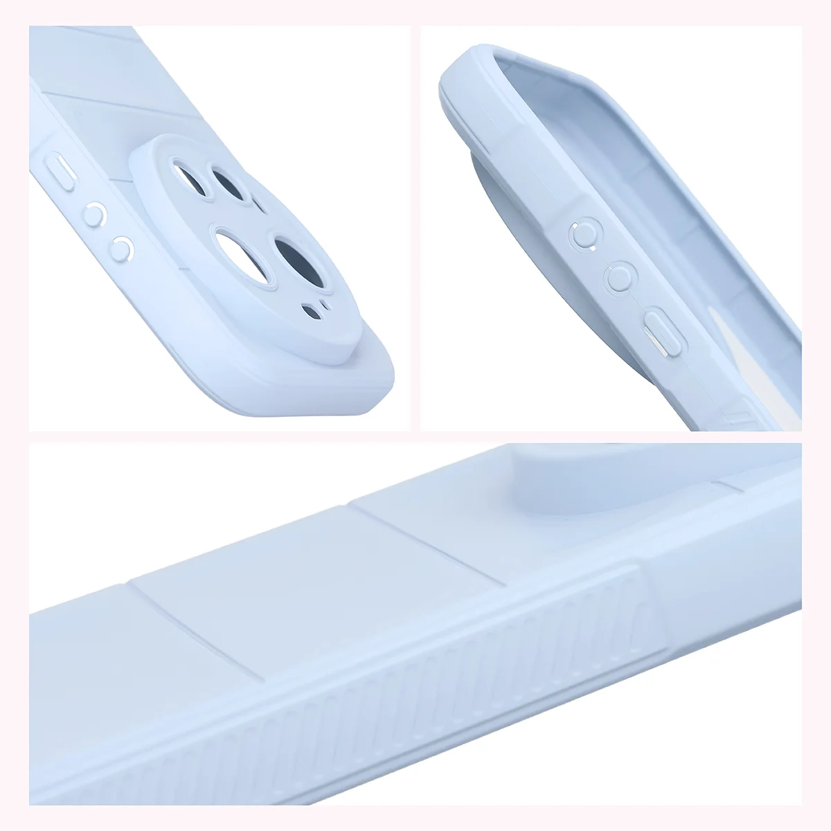 Textured sides and raised edges of the screen and camera in the Bizon Case Tur for Xiaomi 17 Ultra