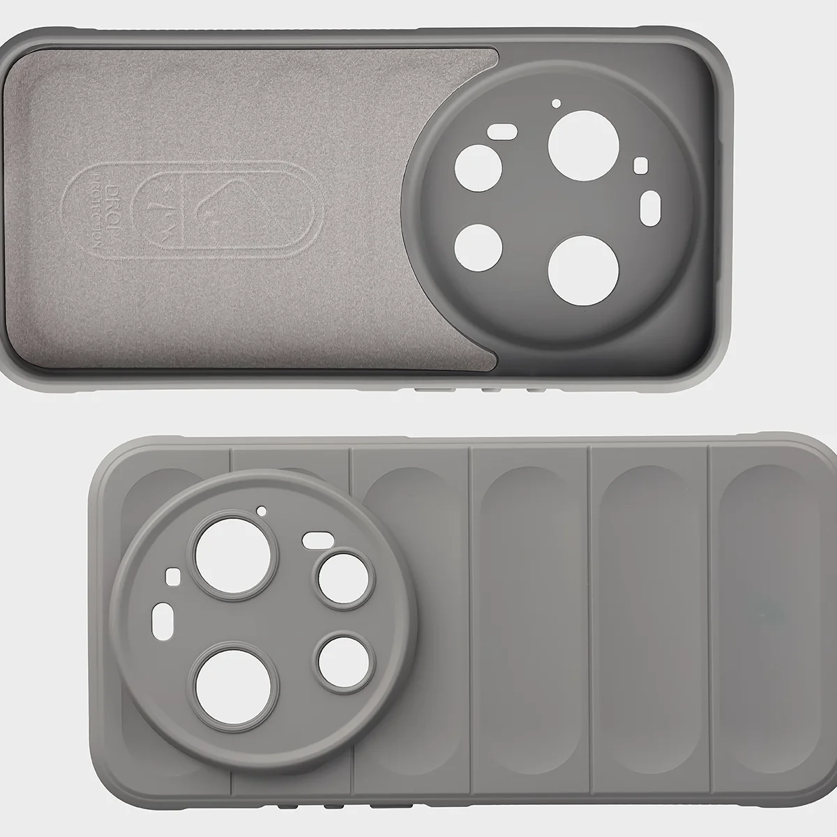 Microfiber lining, grooves on the back, and reinforced corners in the Bizon Case Tur for Xiaomi 17 Ultra