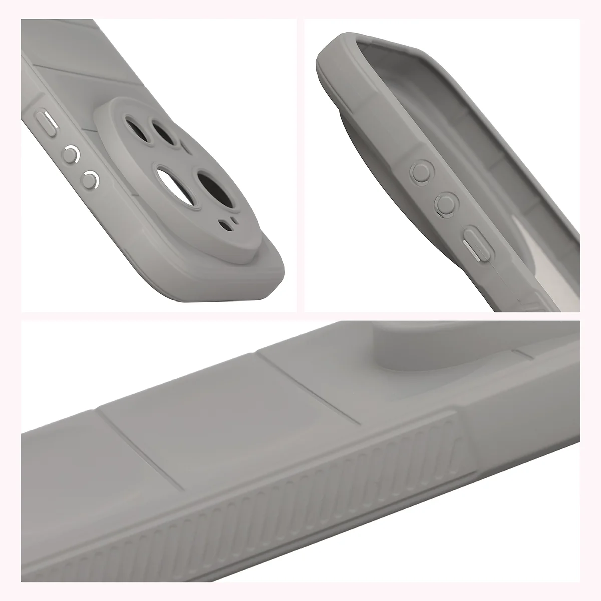 Textured sides and raised edges of the screen and camera in the Bizon Case Tur for Xiaomi 17 Ultra