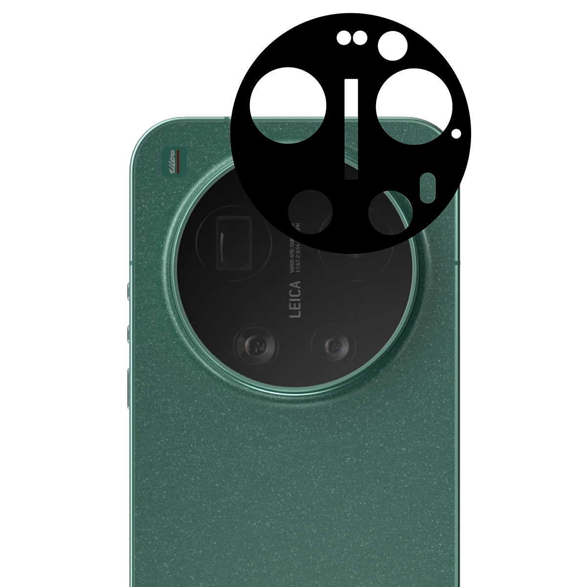 Szkło na aparat telefonu Bizon Glass Lens do Xiaomi 17 Ultra