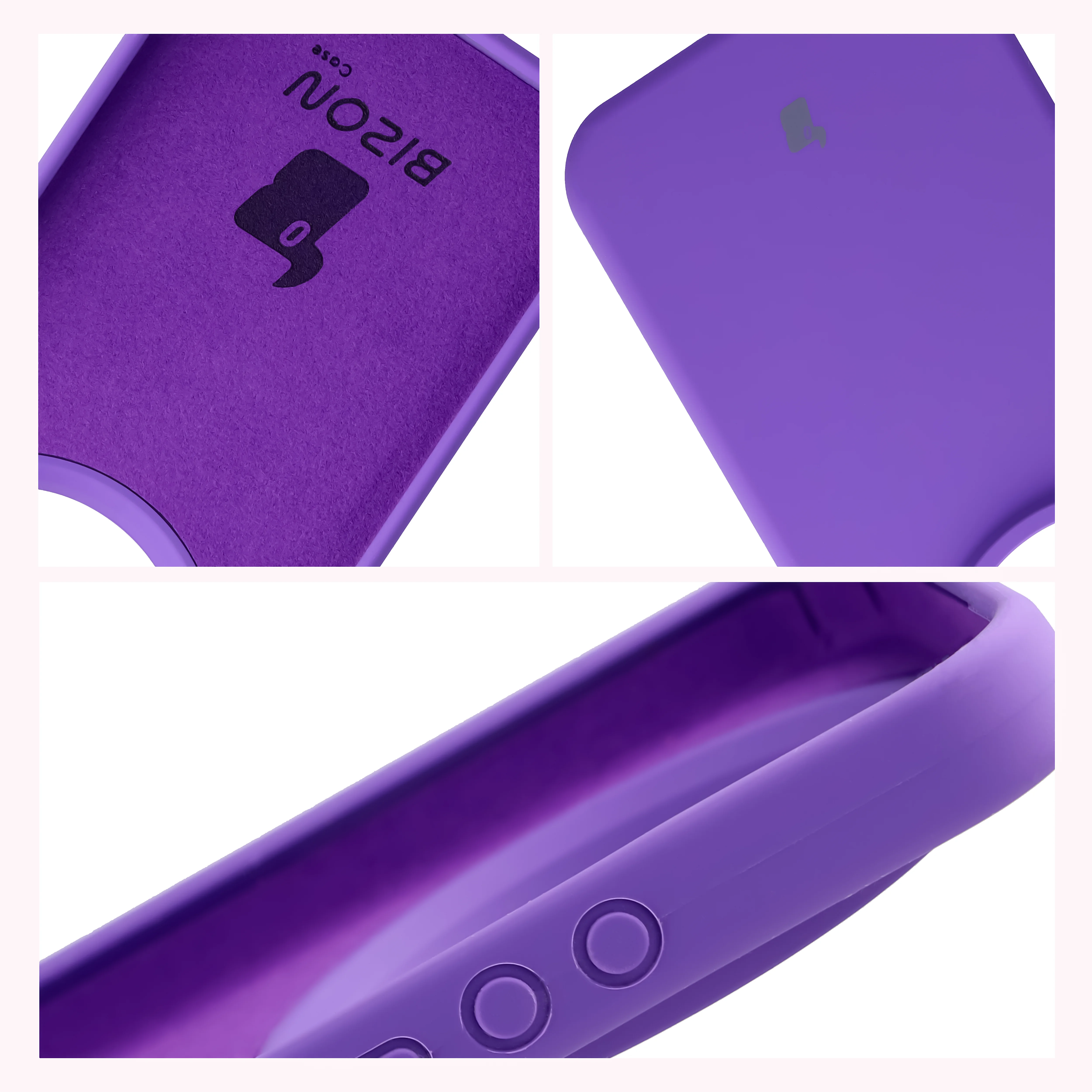 Konstrukcja etui Bizon Soft Case: zintegrowane osłony, podwyższone krawędzie i wyściółka z mikrofibry do Xiaomi 17 Ultra
