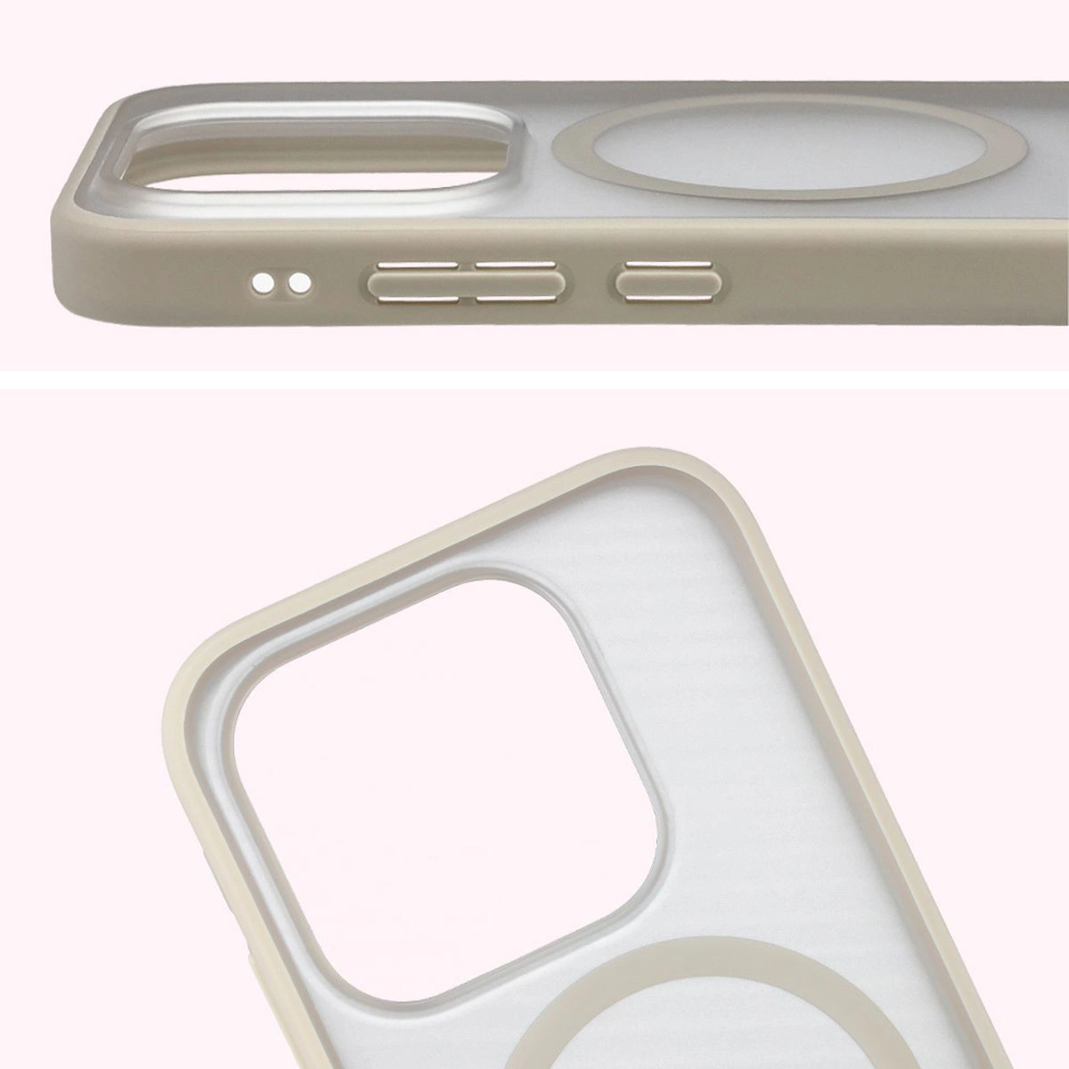 Decupaj complet și margini ridicate pentru cameră în husa Bizon Case MatteO pentru Xiaomi 17