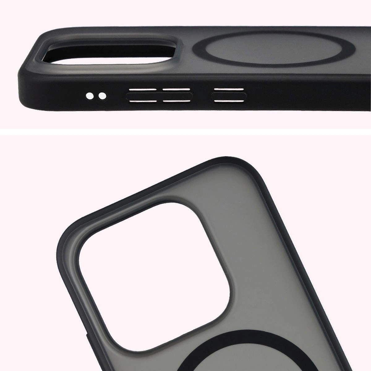 Full cutout and raised edges for the camera in the Bizon Case MatteO for Xiaomi 17