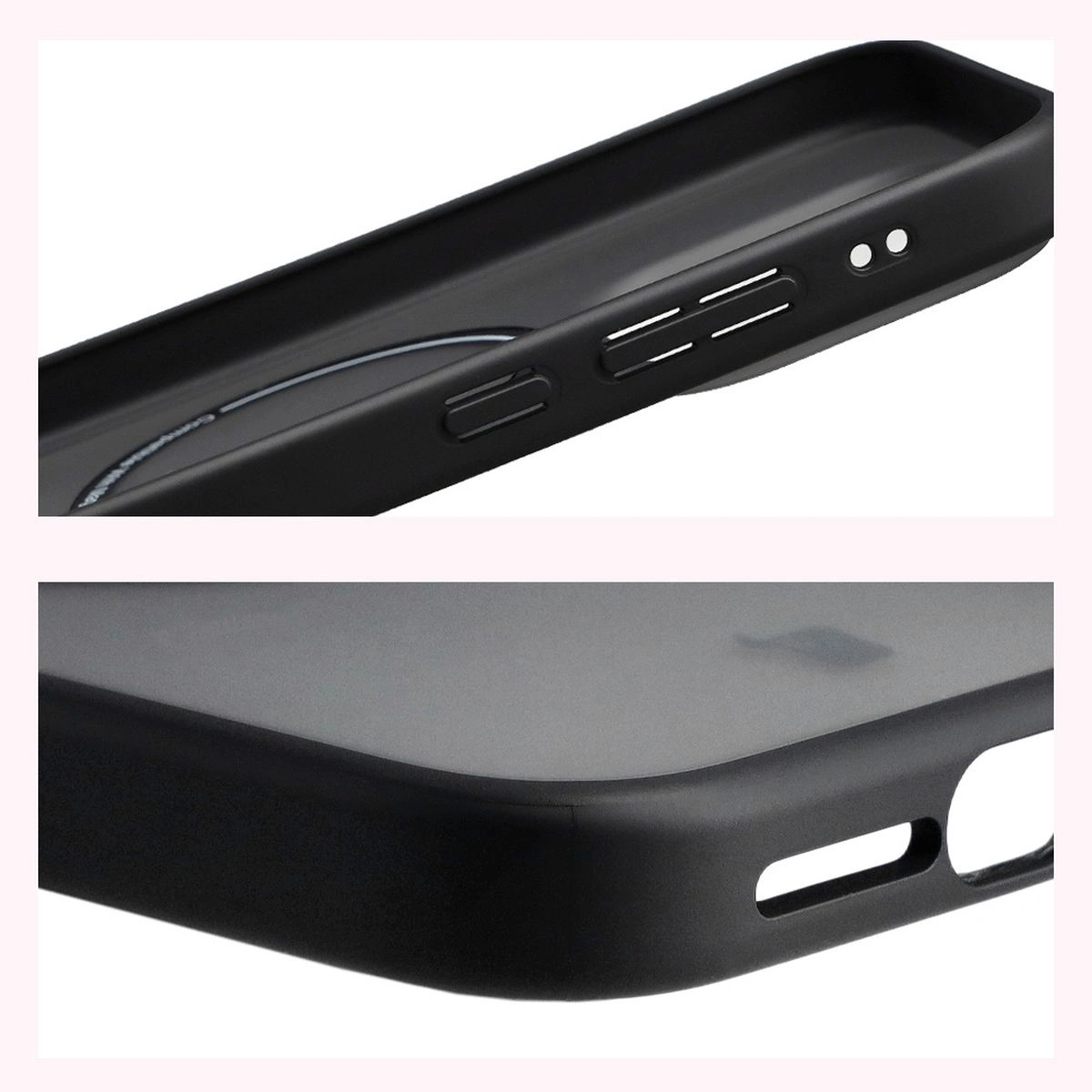 Reinforced corners and raised screen edges in the Bizon Case MatteO for Xiaomi 17