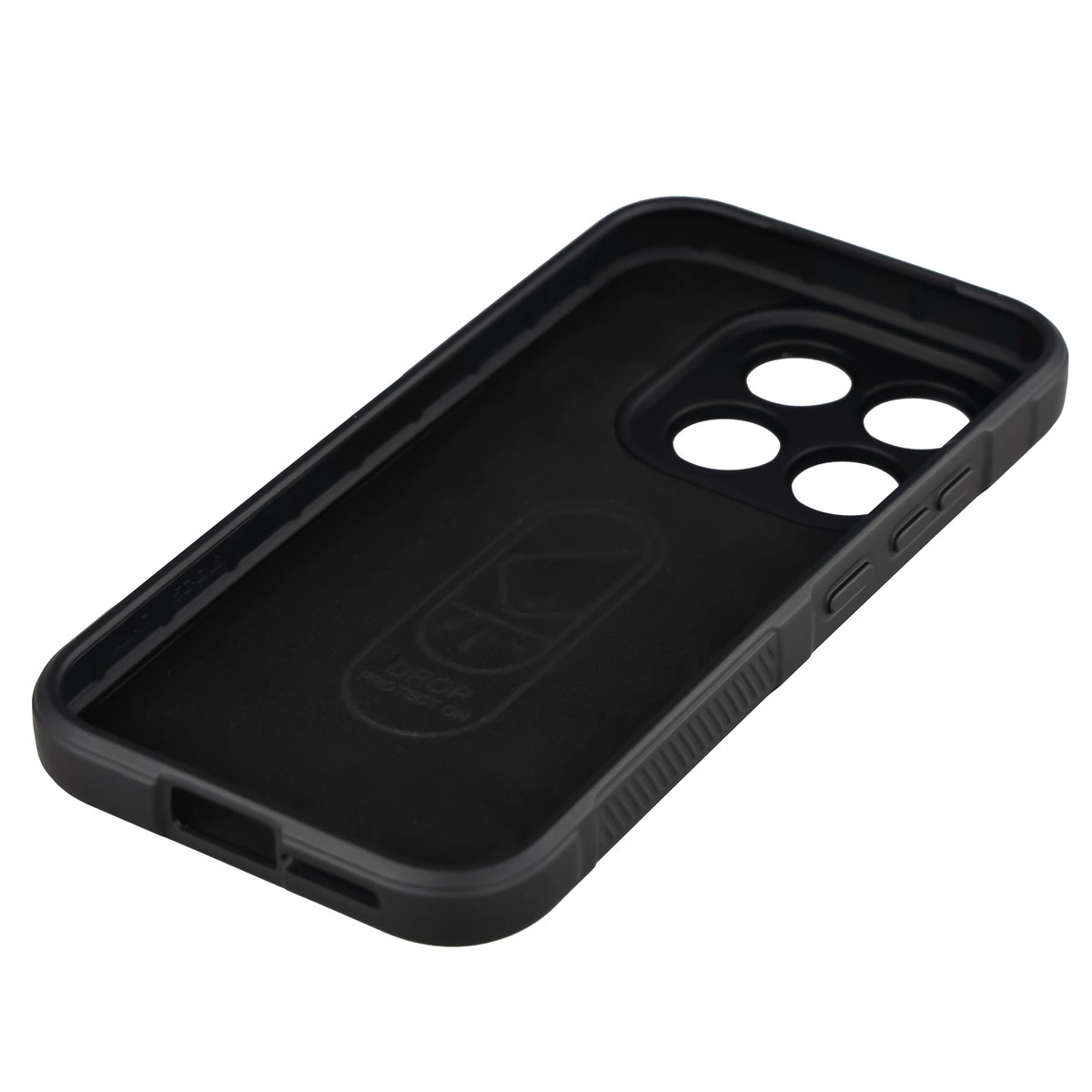 Precyzyjne wycięcia i kompatybilność z ładowaniem indukcyjnym w etui Bizon Case Tur do Xiaomi 17