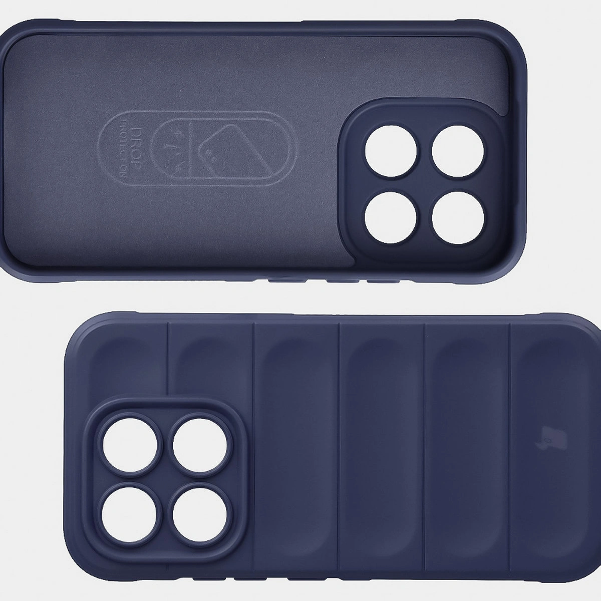 Căptușeală din microfibră, scobituri pe spate și colțuri întărite în etui Bizon Case Tur pentru Xiaomi 17
