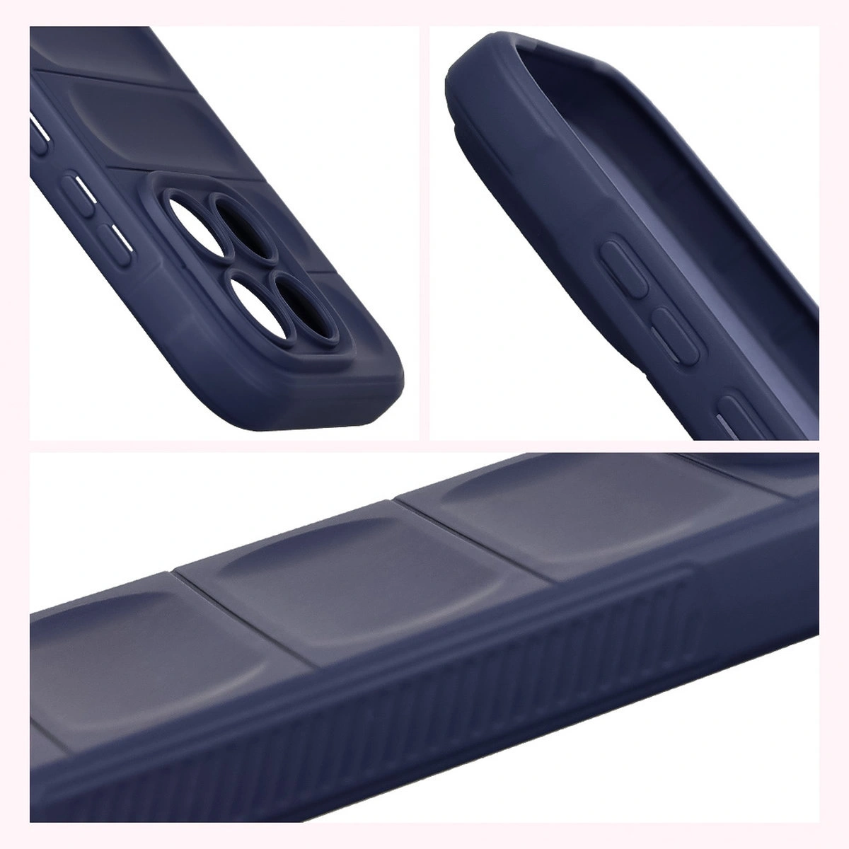 Laturi texturate și margini ridicate ale ecranului și camerei în etui Bizon Case Tur pentru Xiaomi 17