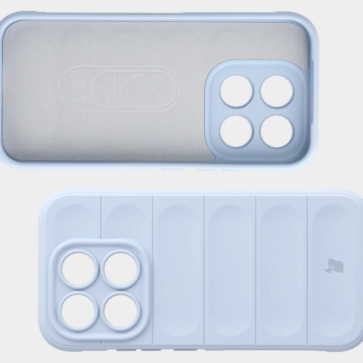 Mikrofaser-Futter, Vertiefungen auf der Rückseite und verstärkte Ecken in der Bizon Case Tur für Xiaomi 17