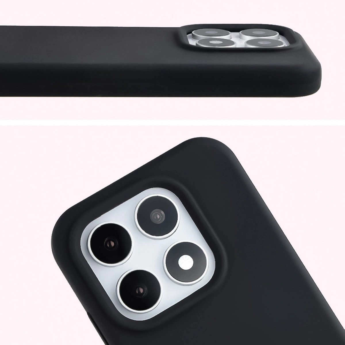 Close-up of the lens cutout in the Bison Soft Case for Xiaomi 17
