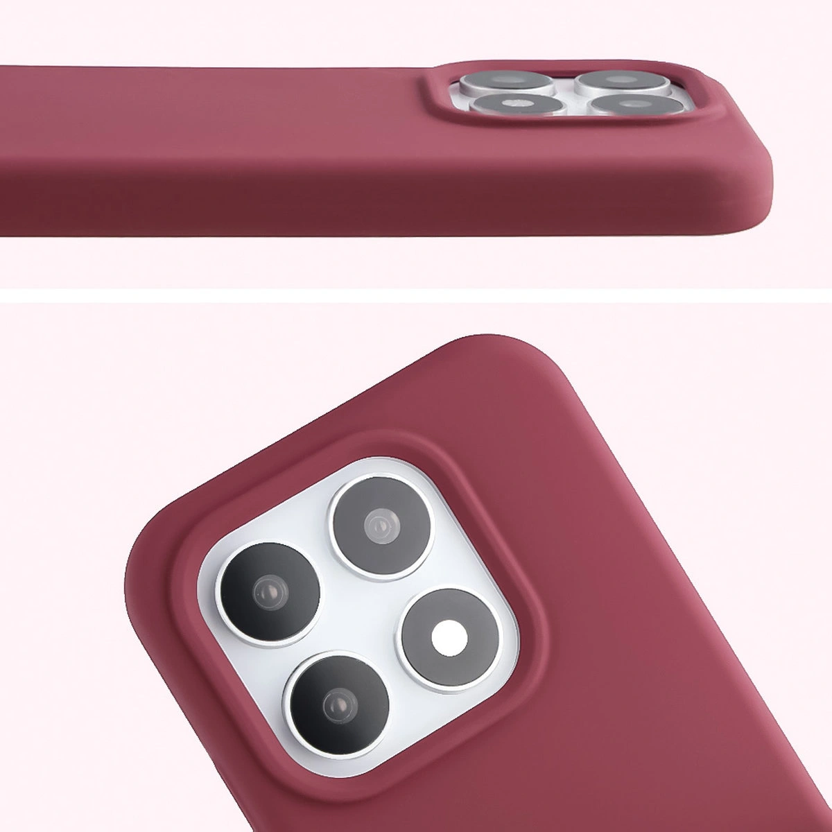 Close-up of the lens cutout in the Bison Soft Case for Xiaomi 17