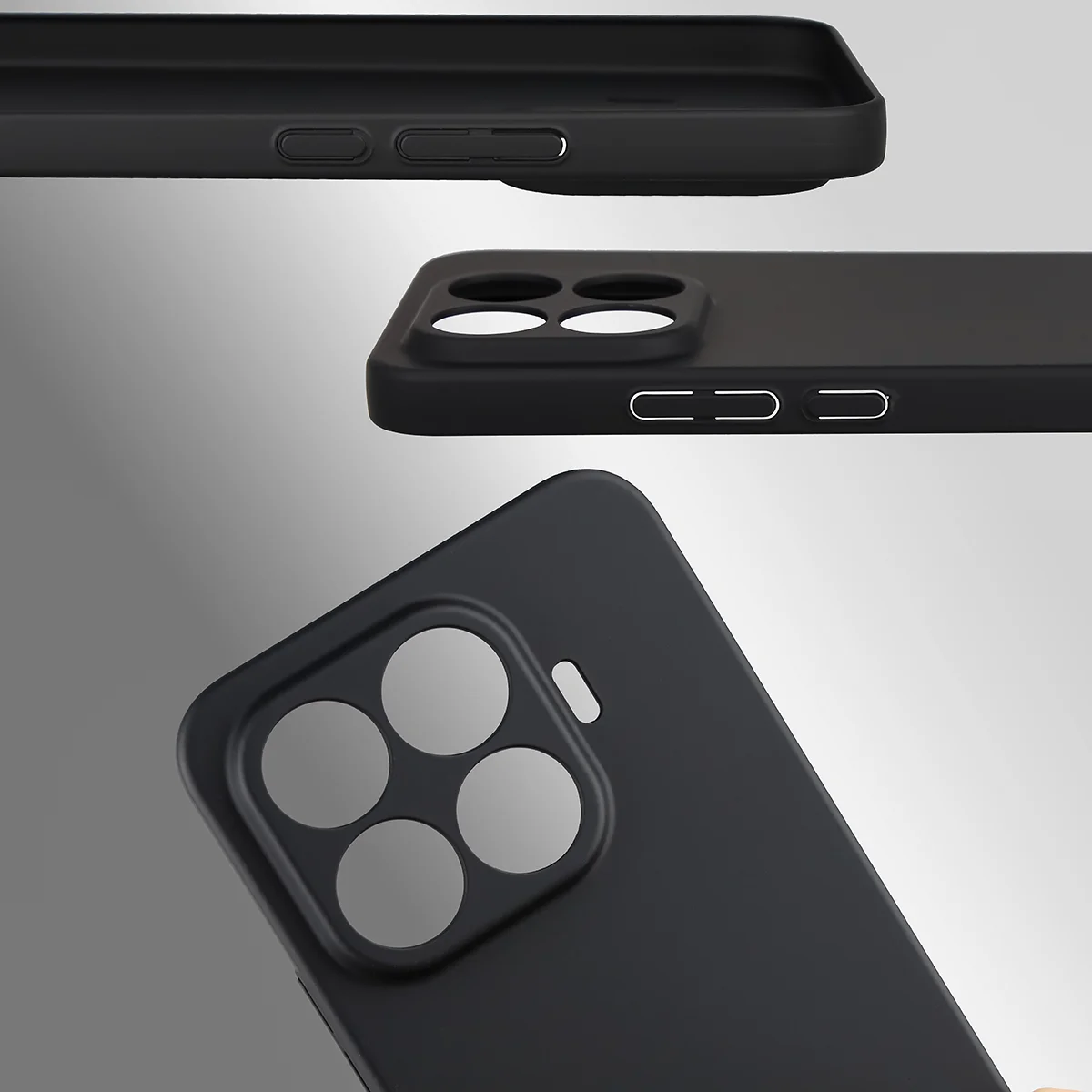 Dedizierte Ausschnitte und erhöhte Kanten für Kamera und Bildschirm im Bizon Case Łupka für das Xiaomi 17T Pro