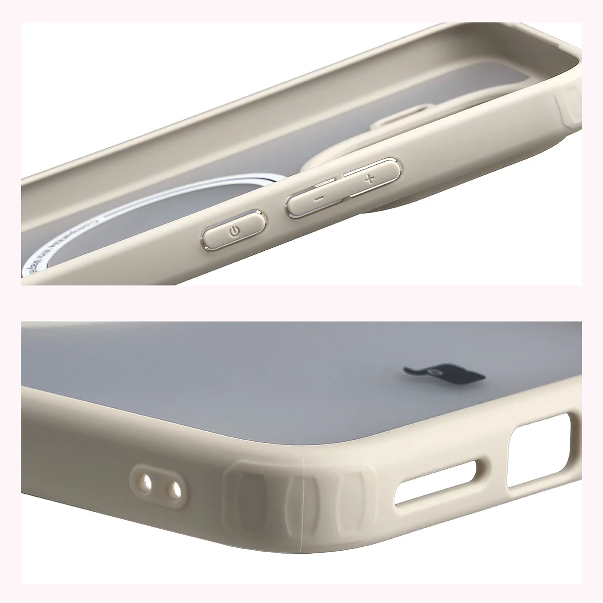 Reinforced corners and raised edges of the screen in the Bizon Case MatteO for Xiaomi 17T Pro